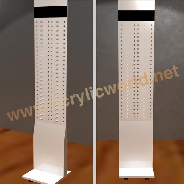 Acrylic glasses rotating display stand with light